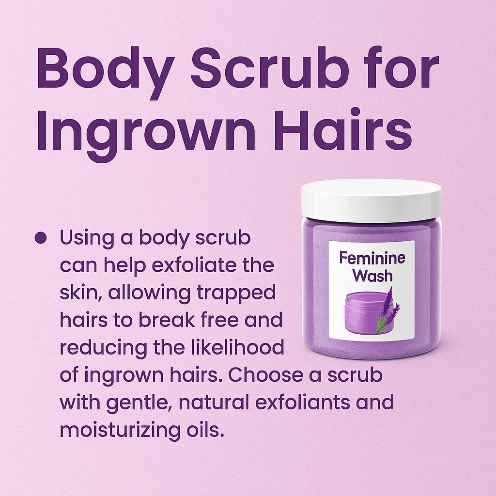 How a Body Scrub Helps Prevent Ingrown Hairs